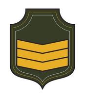 shield with stripes vector