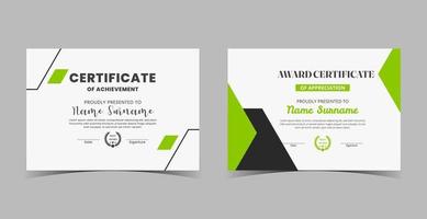 Professional diploma certificate template,Certificate of Appreciation template, certificate of achievement, awards diploma template vector