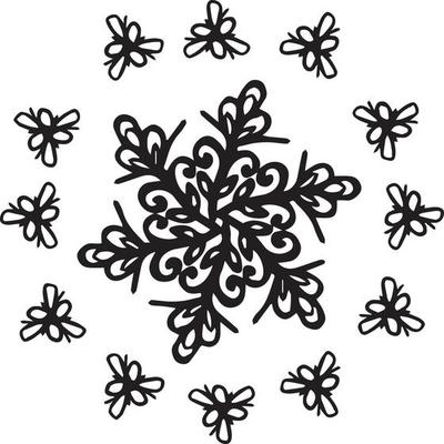 Mandala spirit logo element