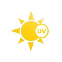 UV light icon vector