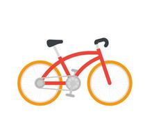 bicycle on white vector