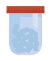 pot with pills vector