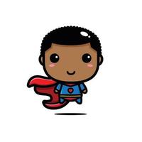 Cute super hero vector design