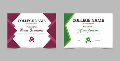 Professional diploma certificate template,Certificate of Appreciation template, certificate of achievement, awards diploma template vector