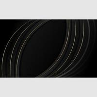 abstract background black gold color modern design vector