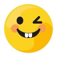 emoji feliz sonriendo vector