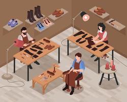 Shoemaker Isometric Composition vector