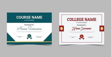 Professional diploma certificate template,Certificate of Appreciation template, certificate of achievement, awards diploma template vector