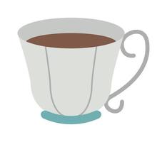 taza de café de cerámica vector