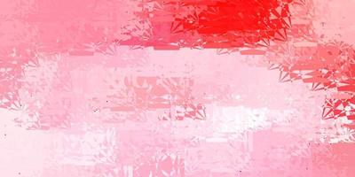 Light Red vector texture with random triangles.