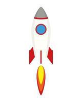 rocket start up launcher icon vector