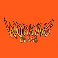 Working Class Typeface vector