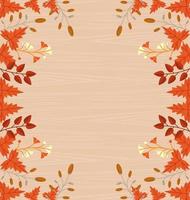 autumn leafs season vector