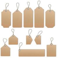 Price or Sale tags and labels vector template set