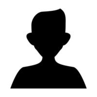 user profile silhouette vector