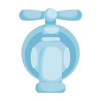 water tap faucet isolated icon vector