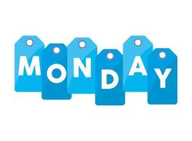 monday word in tags vector