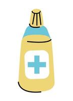 spray medical bottle vector