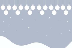 simple winter background with snow color, and copy space, suitable for placing in all kinds of content vector