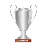 trophy cup award isolated icon vector