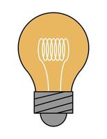 bulb light idea vector