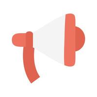 megaphone sound device isolated icon vector