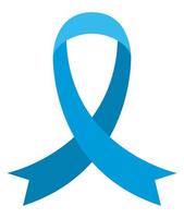 blue ribbon campaign movember vector