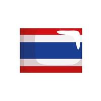 Thai flag banner vector