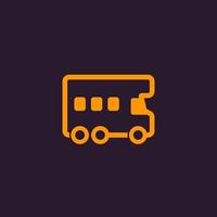 camper icon for web vector