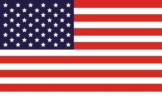 united states of america flag icon vector