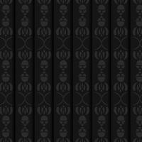 dark ethnic seamless pattern template vector