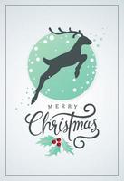 Happy New Year and Merry Christmas banner vector