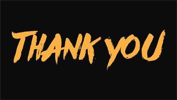 thank you Hand Lettering typography Print vector design