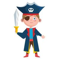 boy with pirate costume
