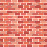 wall with orange bricks vector
