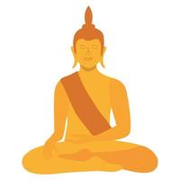 Thai buddha icon vector
