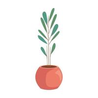 potted with plant vector