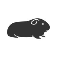 Cavy glyph icon vector