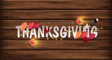 Thanksgiving day banner background vector