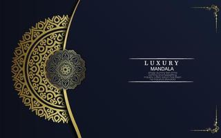 Luxury ornamental mandala background with arabic islamic east pattern style vector