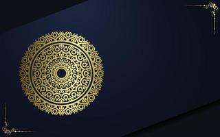 Luxury ornamental mandala background with arabic islamic east pattern style vector