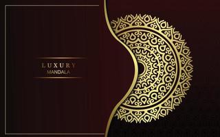 Luxury ornamental mandala background with arabic islamic east pattern style vector