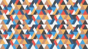 triángulos geométricos sin fisuras patrón de colores de fondo