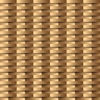 Gold luxury seamless pattern with geometric weave vector