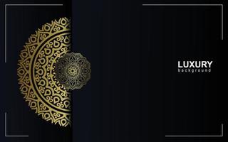 Luxury ornamental mandala background with arabic islamic east pattern style vector