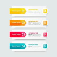 Infographic design business template vector