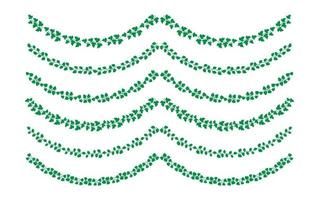 Hand Drawn Borders Elements Set Collection, floral Swirl ornament Vector