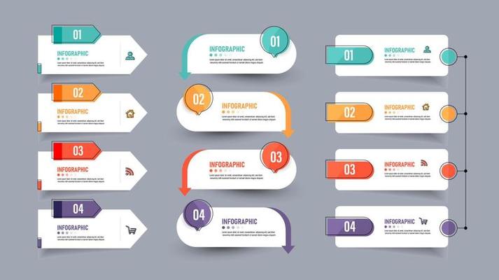 Infographic design business template