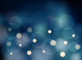 Abstract blue blurred background with bokeh for christmas, party, anniversary, festive. vector