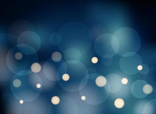 Abstract blue blurred background with bokeh for christmas, party, anniversary, festive.
